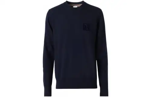 【Previous Season】monogram-embroidered fine-knit jumper