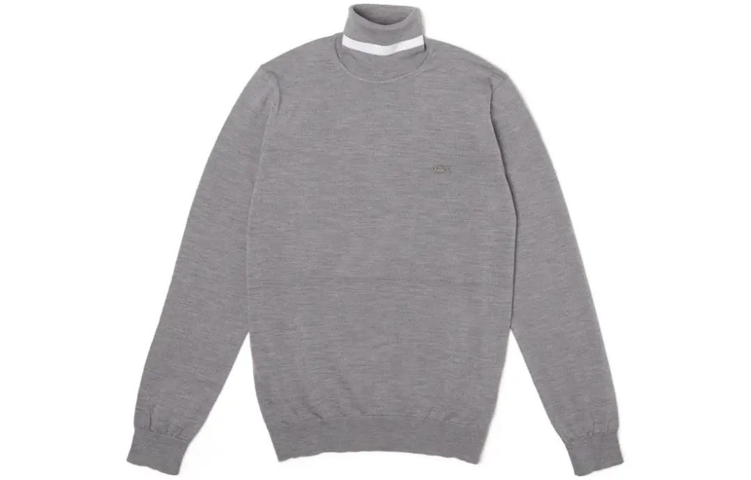 LACOSTE Sweaters Men's Gray Turtleneck Moderate