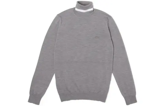 LACOSTE Sweaters Men's Gray Turtleneck Moderate