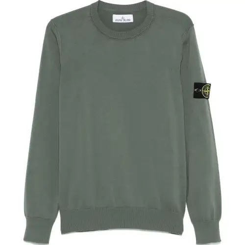 STONE ISLAND Compass Patch Crewneck Jumper