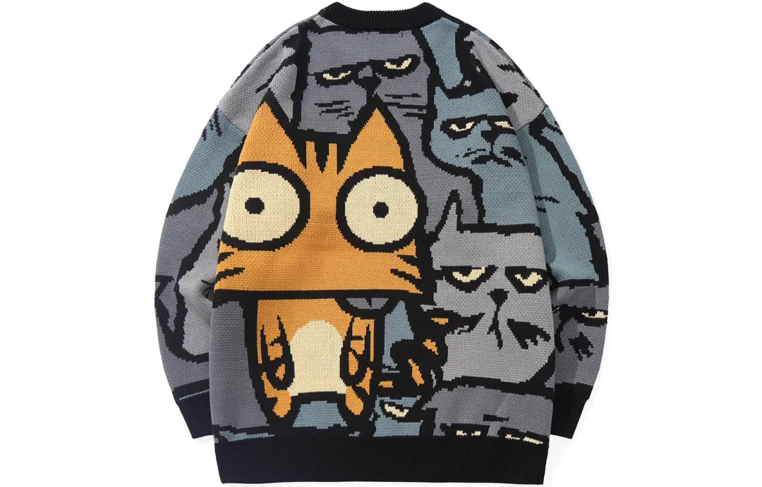 XXGOGO Sweater Unisex Gray Blue