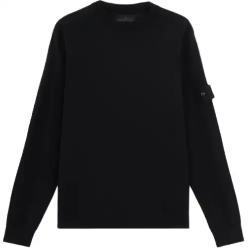 STONE ISLAND Logo Patch Crewneck Jumper