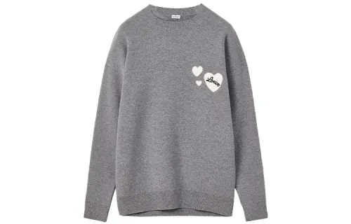 LOEWE FW22 Sweater Men's Heather Gray