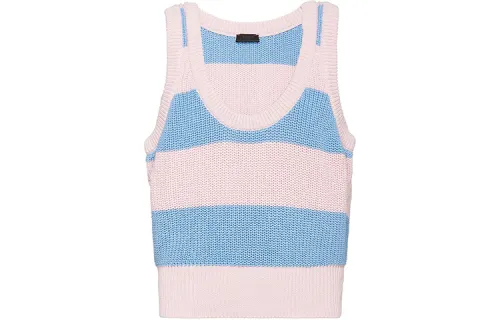 PRADA Tank Tops Men's Multicolor Crew Neck Moderate Other