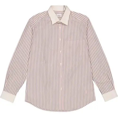 Burberry Shirts Men's Pink Pointed Collar Moderate