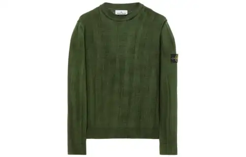 STONE ISLAND FW22 Sweater Men's Olive Green