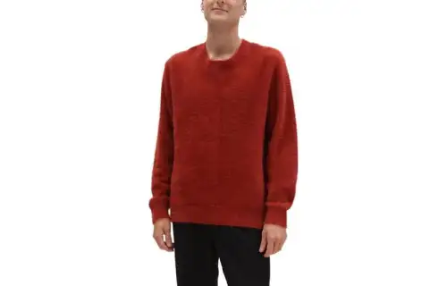 Vans CURREN X KNOST Sweaters Men's Red Crew Neck Moderate Other