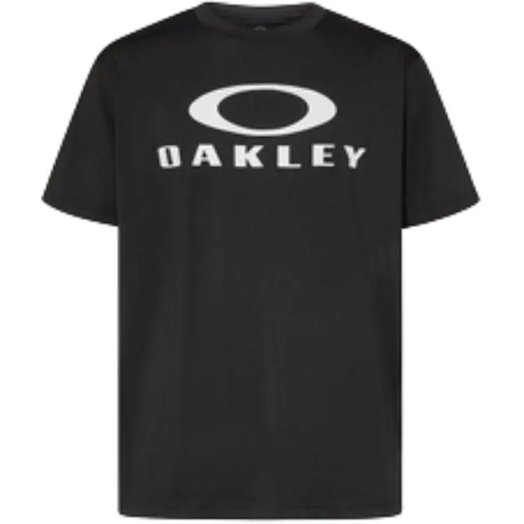 Oakley T Shirts Men's Black Crew Neck Moderate Straight Fit