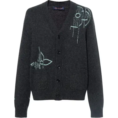 LOUIS VUITTON Sweater Men's Black
