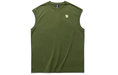 ANTA Life Collection Tank Tops Men's Green Crew Neck Moderate Other