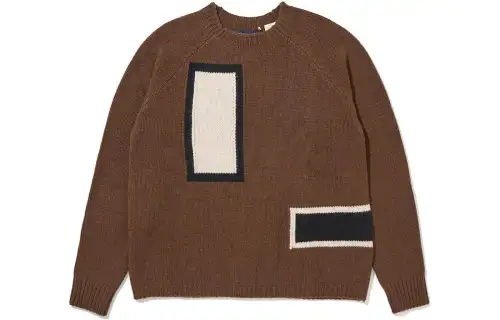 Levis Sweaters Men's Brown Crew Neck Moderate Other