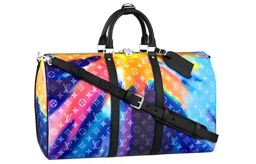 LOUIS VUITTON Keepall Bandouliere 50 Sunset Monogram Multicolor