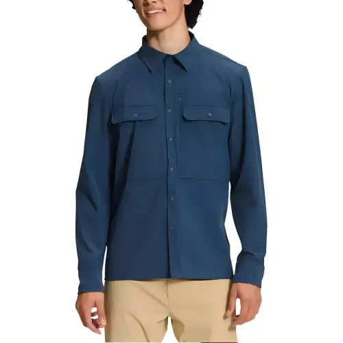 THE NORTH FACE M Sniktau L/S Shirt Men's Dark Shadow Blue