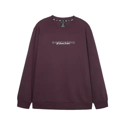 Skechers Sports League Collection Sweatshirt Unisex Fig Purple