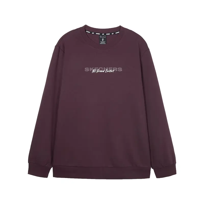 Skechers Sports League Collection Sweatshirt Unisex Fig Purple