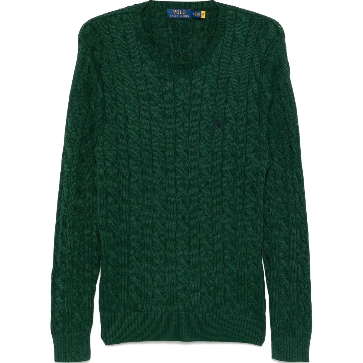 Polo Ralph Lauren Logo Embroidered Cable Knit Jumper