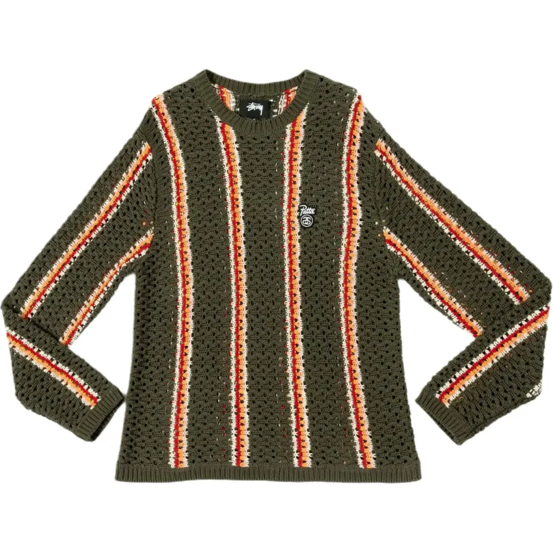 Stussy X Patta Striped Loose Gauge Sweater