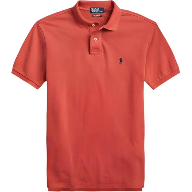 Polo Ralph Lauren Polo Shirt Custom Slim Fit Men's Red