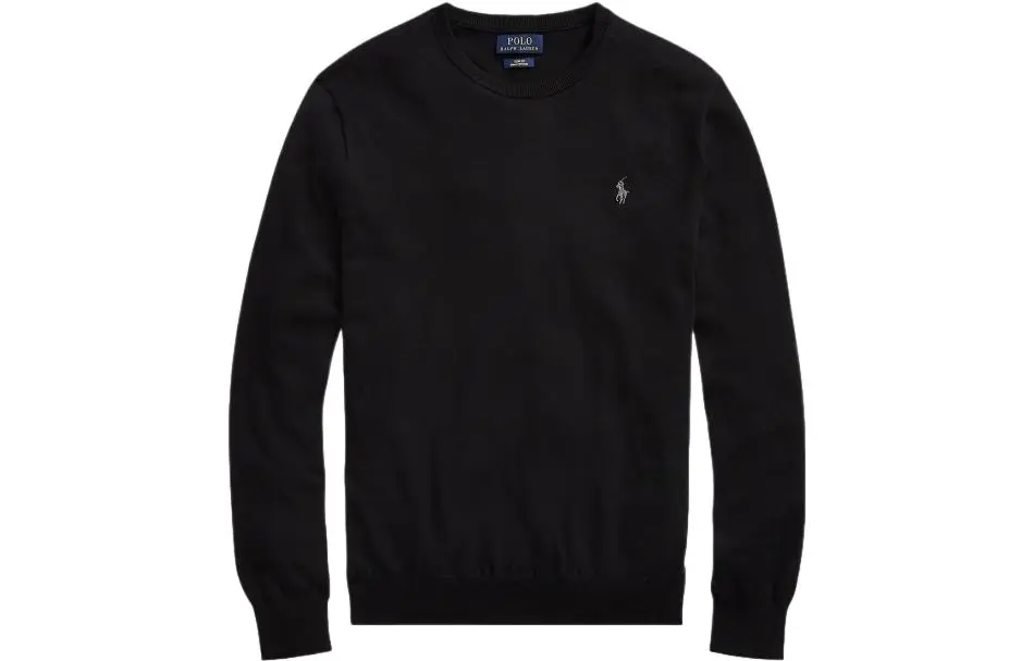 Polo Ralph Lauren Sweater Slim Fit Men's Black