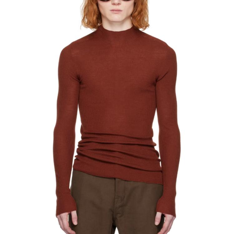 RICK OWENS/RO FW24 Sweater Men's Red