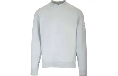 STONE ISLAND Compass Embroidered Knitted Jumper