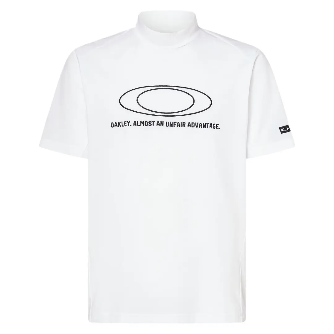 Oakley T Shirts Men's White Stand Collar Moderate