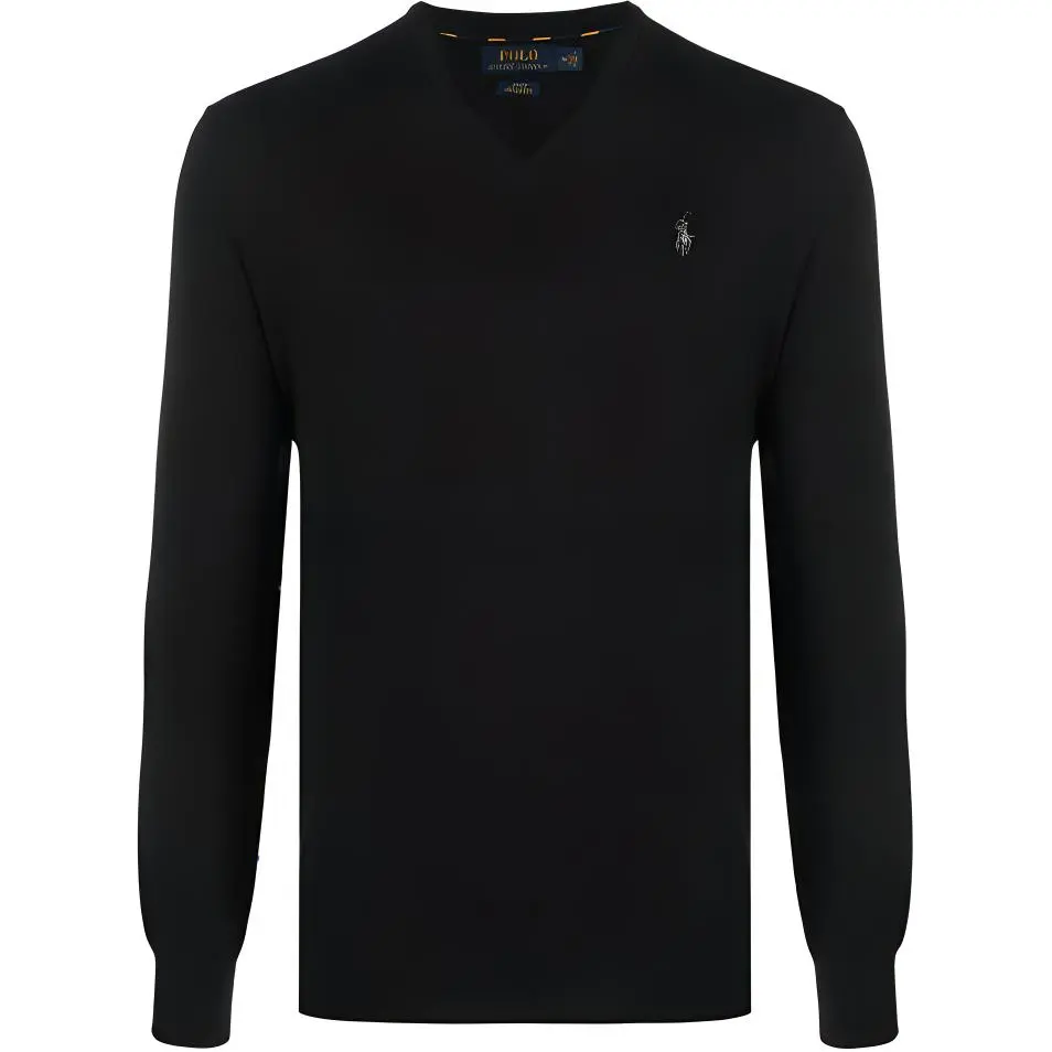 Polo Ralph Lauren Sweater Slim Fit Men's Black