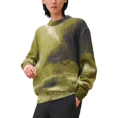 HERMES FW24 Sweater Men's Fennel Green