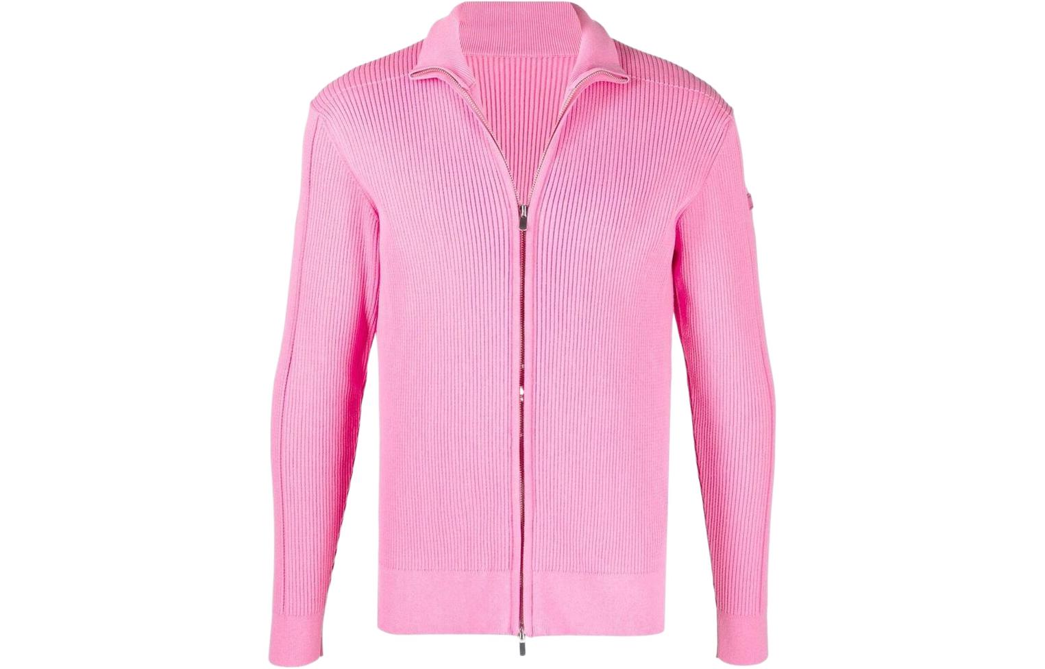 Jacquemus Le Gilet Frescu Zip Up Ribbed Sweater