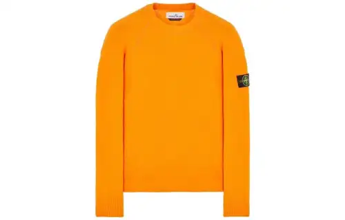 STONE ISLAND SS23 Sweater Men's Orange