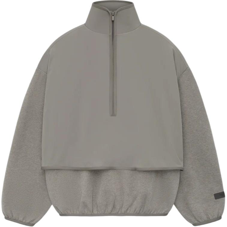 Мужское худи Fear of God Essentials SS24 (серое)