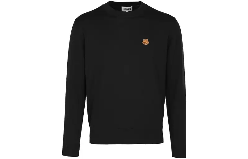 KENZO Sweaters Men's Black Crew Neck Moderate Other