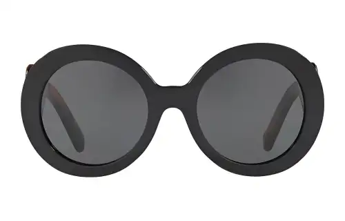 PRADA Round Sunglasses Women's Black