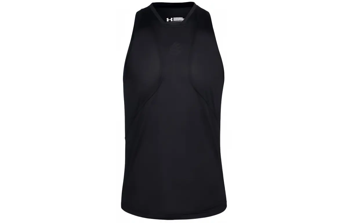Under Armour Performance Tank Tops Men's Black Crew Neck Moderate Other