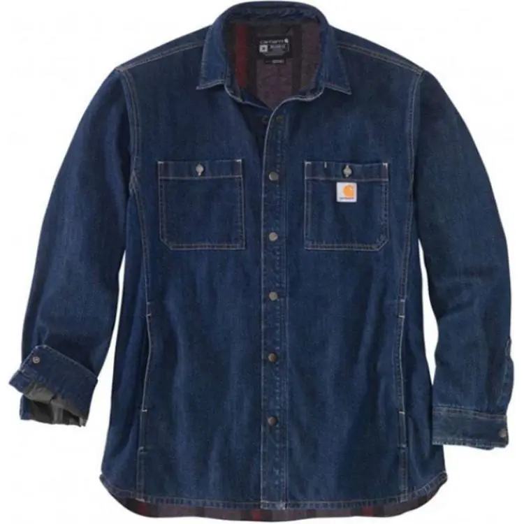 Carhartt Shirts Men's Blue Lapel Moderate Other