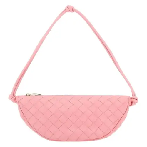 Bottega Veneta Calfskin Handbag, Shoulder Bag Women's Pink