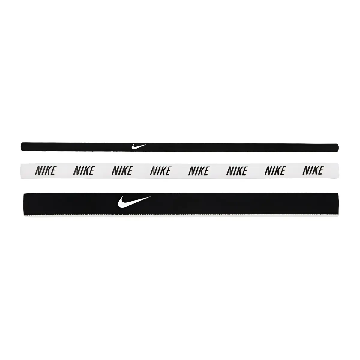 Nike Nylon Hair Bands Men's Black/White/Black