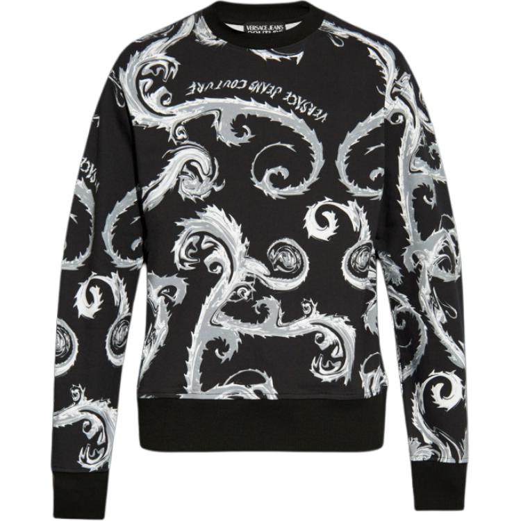 Мужское худи Versace JEANS COUTURE (черное)