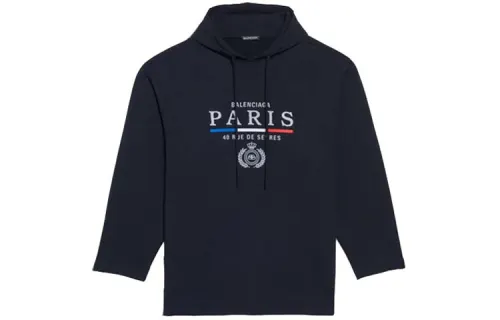 Balenciaga Sweatshirts Unisex Hooded Moderate
