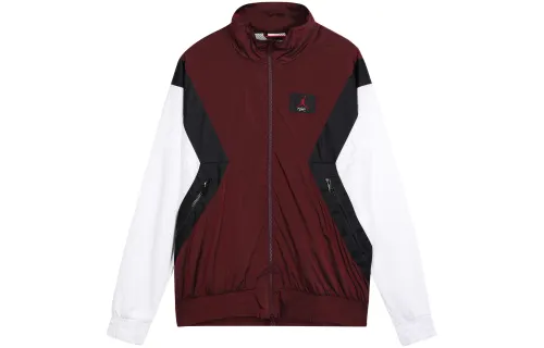 Jordan FLIGHT WARM UP Jacket Men's Brown White Multicolor