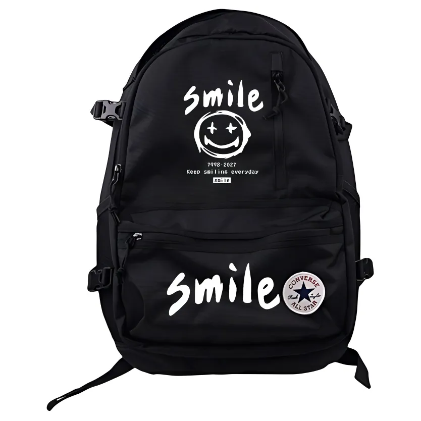 Converse Polyester Backpack Unisex Black