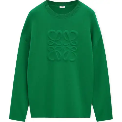 LOEWE FW24 Sweater Men's Dark Green