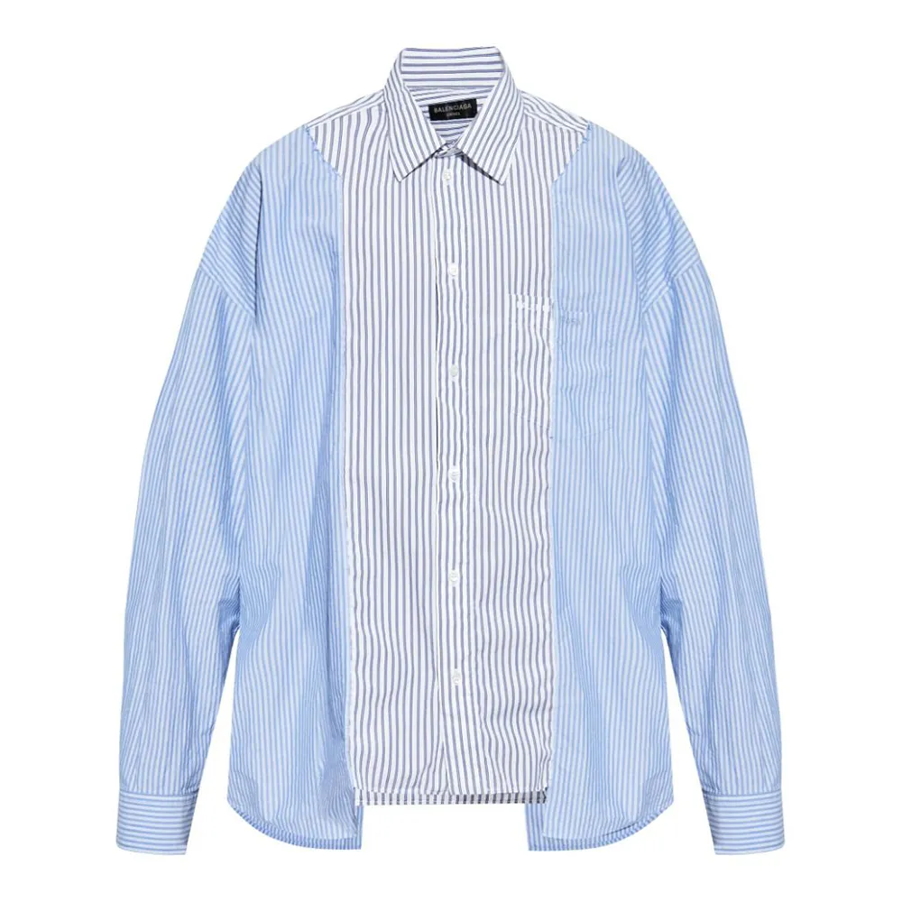 Balenciaga Striped Long Sleeved Shirt
