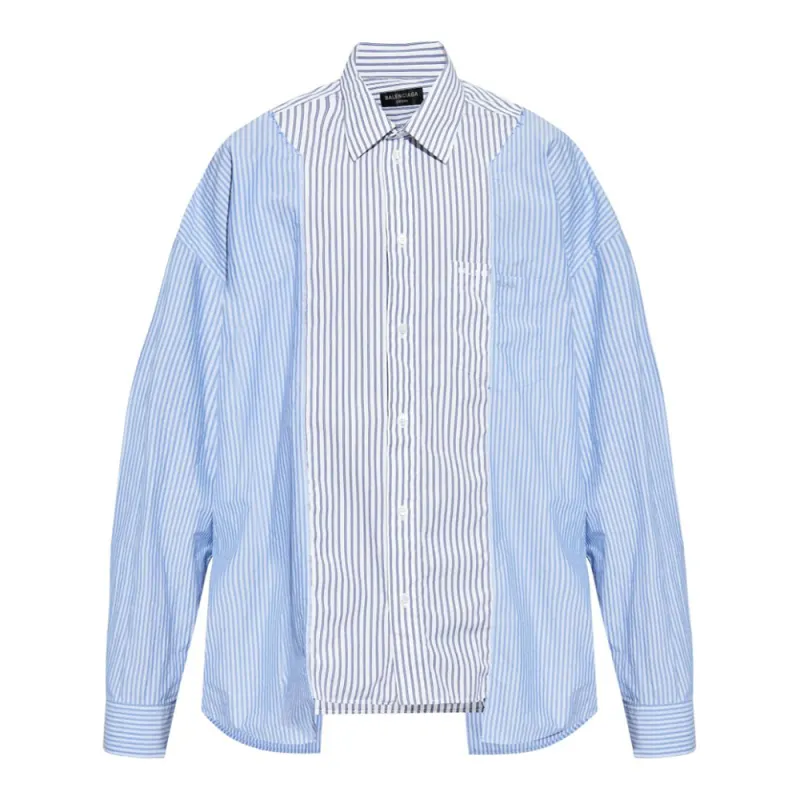 Balenciaga Striped Long Sleeved Shirt