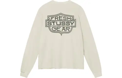 Stussy Light Waffle Knit Long Sleeve Crew