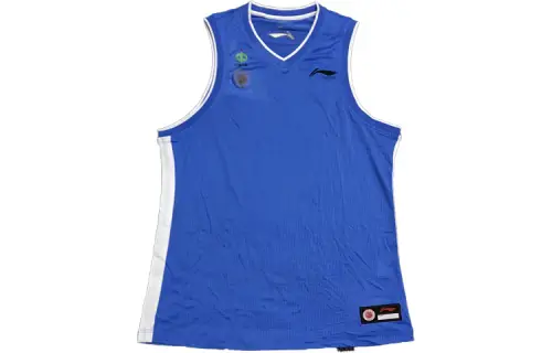 Li Ning Tank Tops Men's Blue V Neck Moderate Other