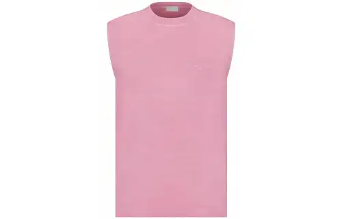 DIOR Sweaters Men's Pink Crew Neck Moderate Other