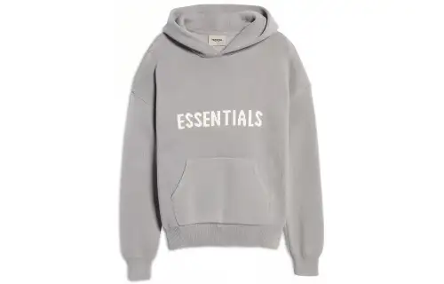 Fear Of God Essentials Knit Pullover Hoodie SS21