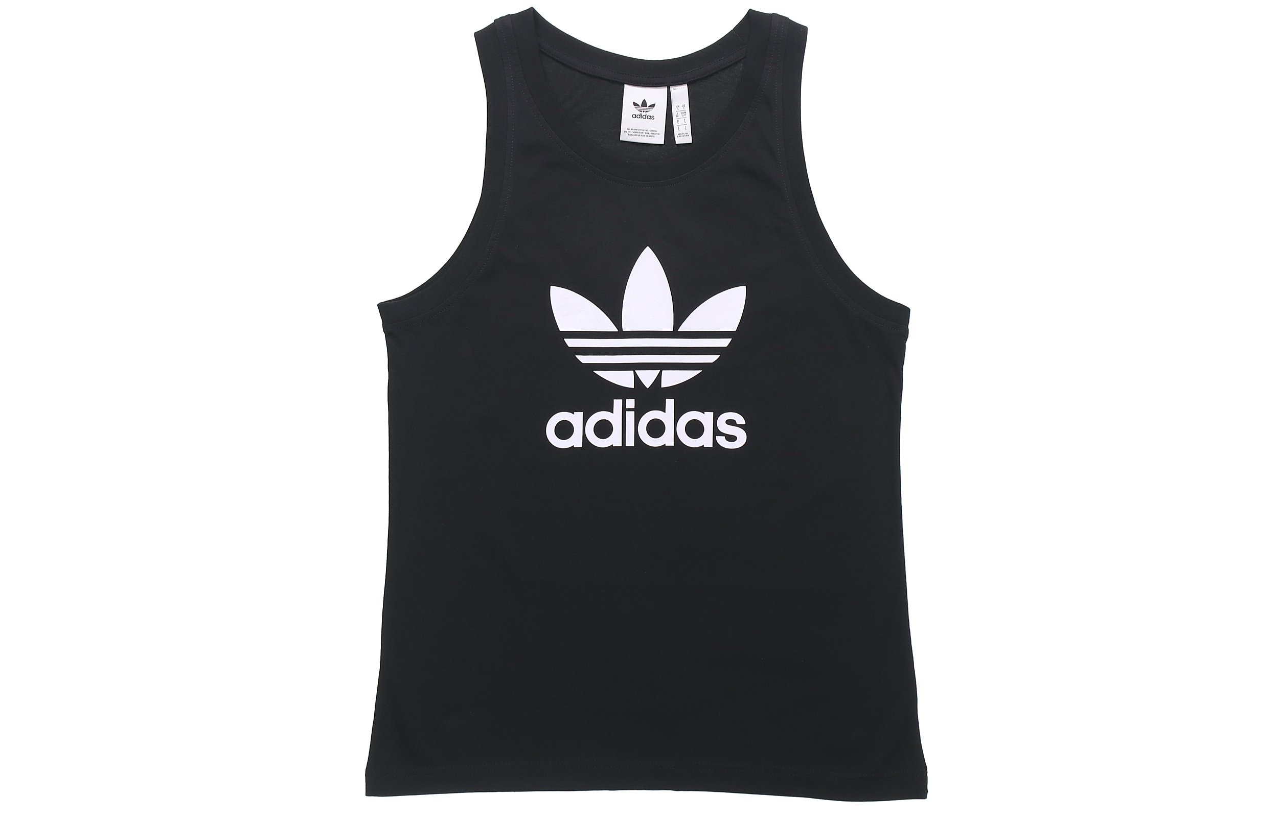 Мужская майка adidas Trefoil Logo Vest (черная) — фото 1