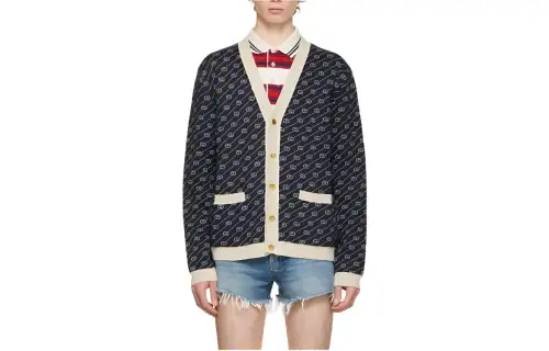 GUCCI SS22 Sweater Men's Marine Blue